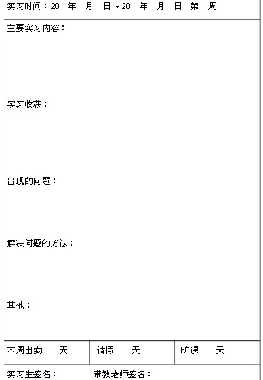 廣東藥學院實習生擇業(yè)請假累積表
