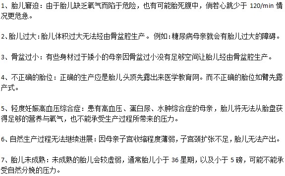 如果選擇剖腹產(chǎn)分娩需要什么條件？