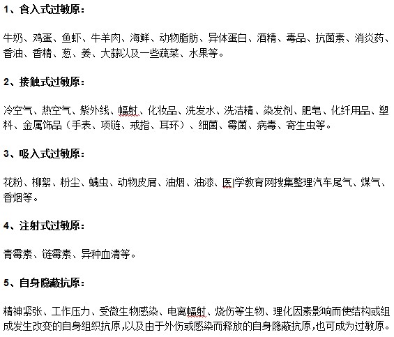 容易引起皮膚過敏的常見過敏原有哪些？
