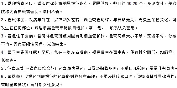 這六種皮膚問題與雀斑的區(qū)別您分得清嗎？