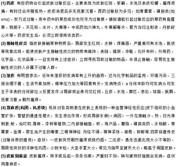 哪八大原因?qū)е铝诉^敏性皮炎的出現(xiàn)？