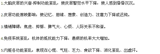 失眠癥會(huì)帶來(lái)哪些危害？