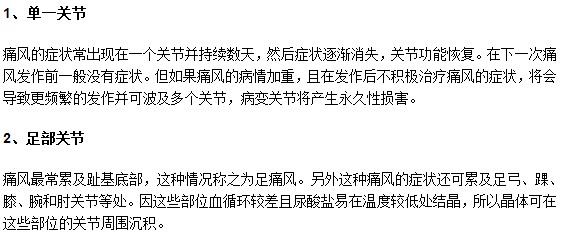 你知道痛風(fēng)疾病一般好發(fā)于哪些部位嗎？