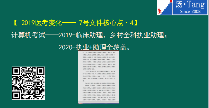 湯神解讀2019年臨床醫(yī)師考試大綱變動(dòng)及考試出題方向預(yù)測