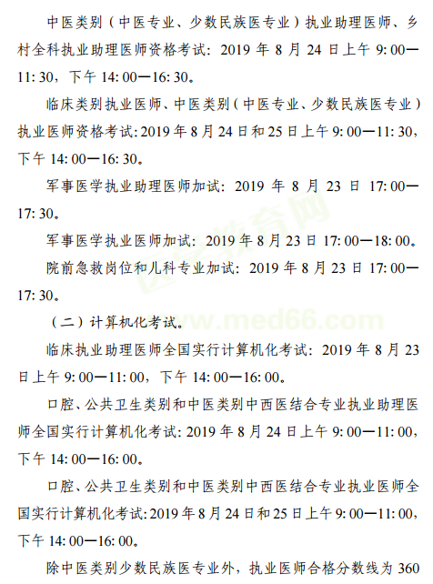 攀枝花2019年醫(yī)師資格考試報(bào)名