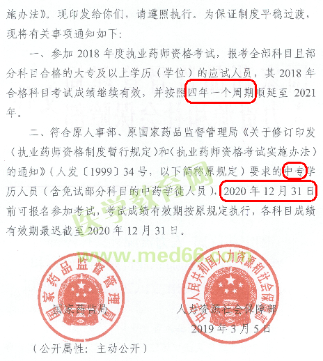 2019年執(zhí)業(yè)藥師考試：中專學(xué)歷仍可報考！