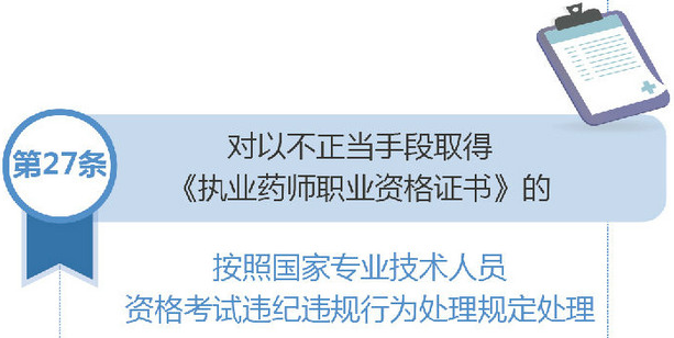 不正當手段取得執(zhí)業(yè)藥師證書會怎么樣？