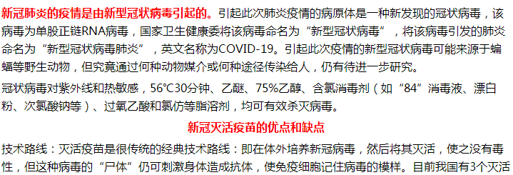 新冠肺炎病毒滅活途徑有哪些？新冠滅活疫苗的優(yōu)缺點是？