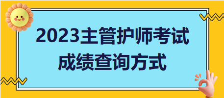 2023年主管護(hù)師考試成績(jī)查詢(xún)方式
