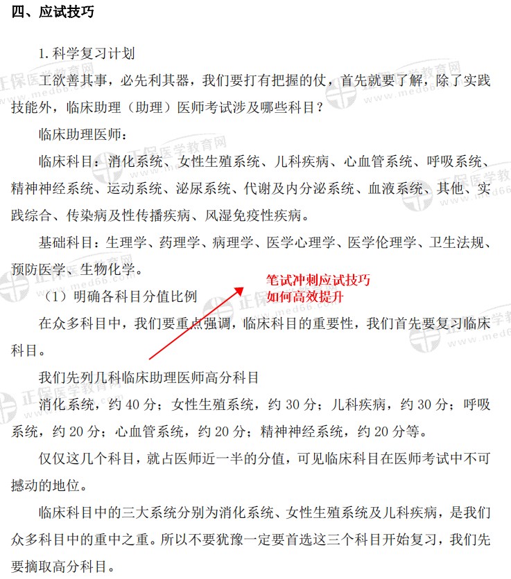 2023臨床助理醫(yī)師筆試應(yīng)試技巧