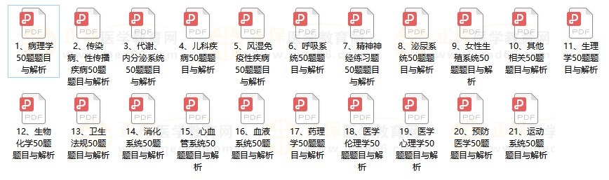 2023臨床助理醫(yī)師系統(tǒng)甄選習(xí)題