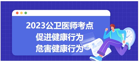 促進健康行為及危害健康行為