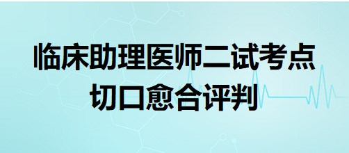 切口愈合評判