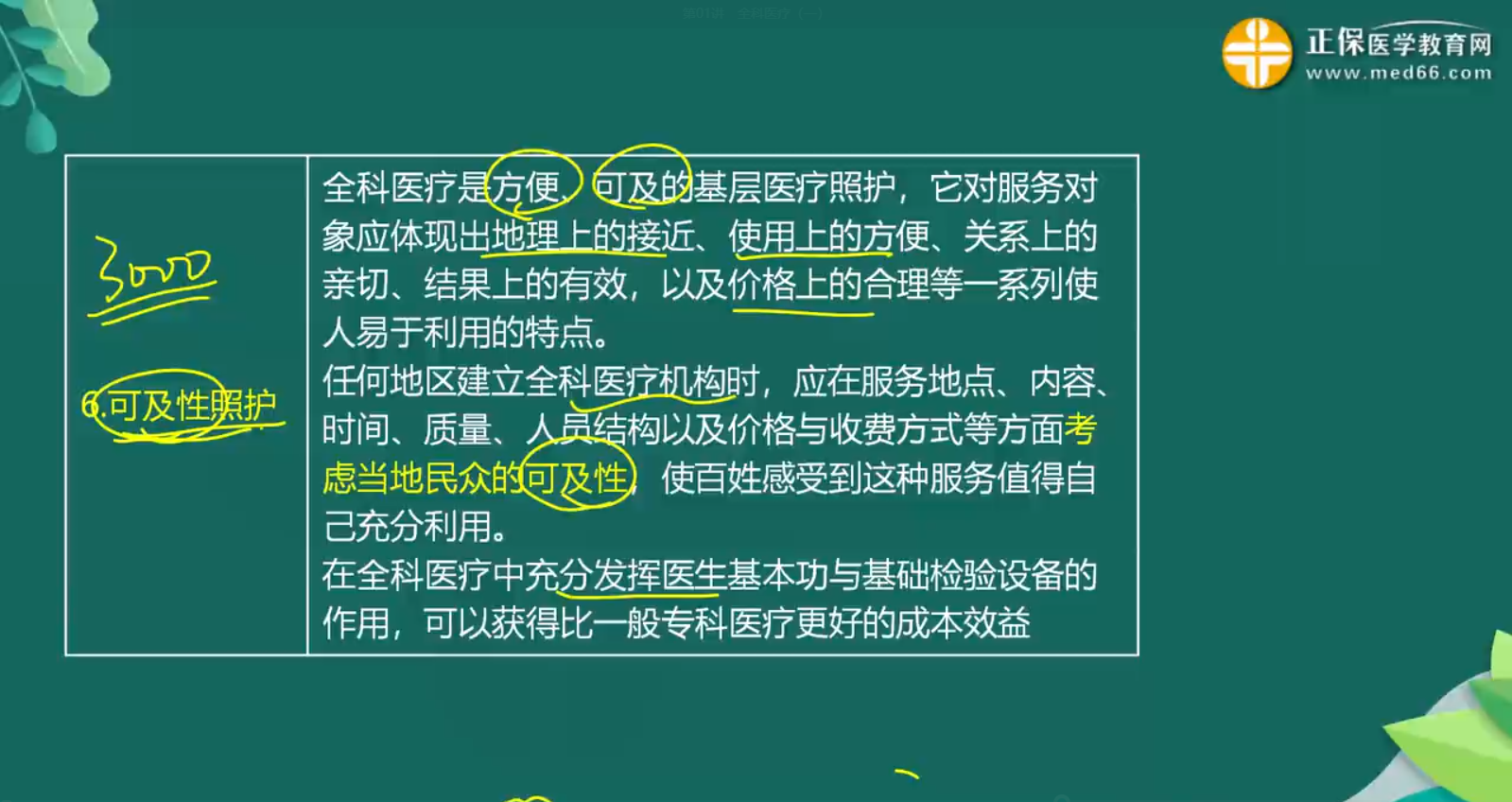全科醫(yī)療知識點-4